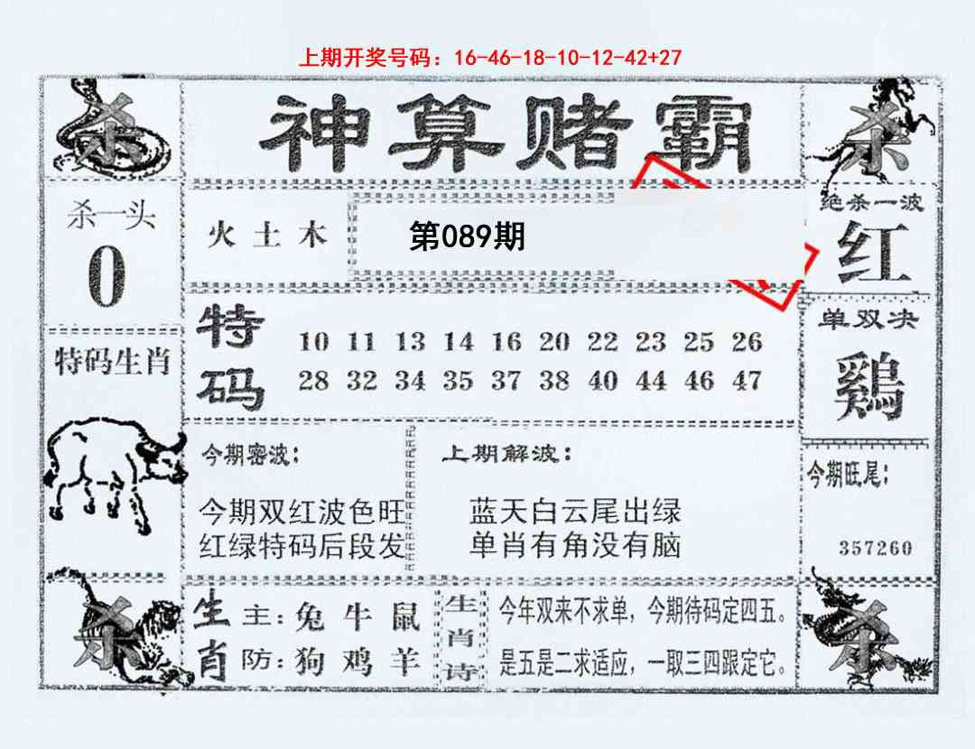 089期神算赌霸[图]